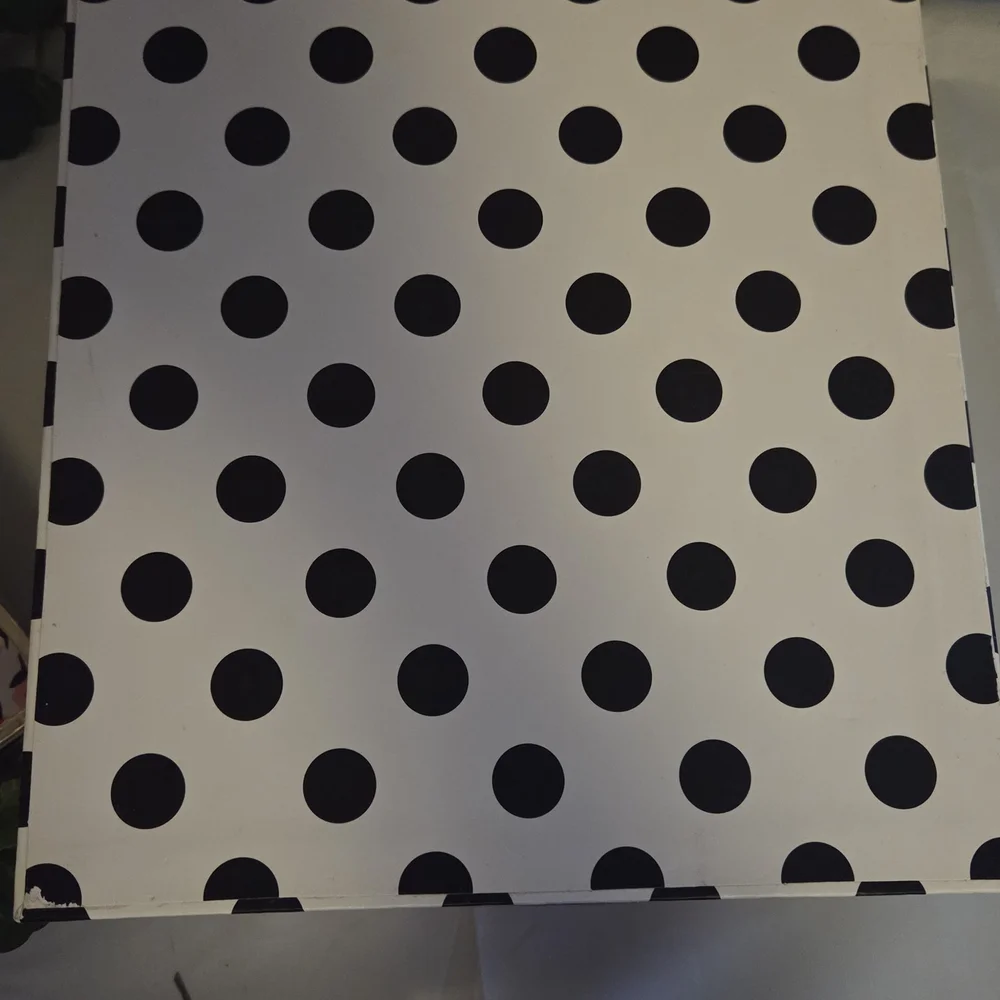 Kate Spade New York Polka Dot Nesting Storage Box Floral Interior Desk Organizer